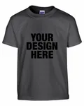 Gildan Youth Heavy Cotton T-Shirt Dark Heather