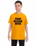 Gildan Youth Heavy Cotton T-Shirt Gold