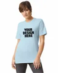 American Apparel Unisex Fine Jersey Short-Sleeve T-Shirt Powder Blue