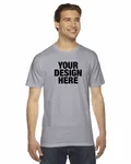 American Apparel Unisex Fine Jersey Short-Sleeve T-Shirt SLATE
