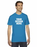 American Apparel Unisex Fine Jersey Short-Sleeve T-Shirt TEAL