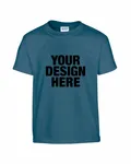 Gildan Youth Heavy Cotton T-Shirt Indigo Blue