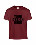 Gildan Youth Heavy Cotton T-Shirt Maroon