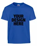 Gildan Youth Heavy Cotton T-Shirt Neon Blue