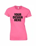 Gildan Ladies' Softstyle Fitted T-Shirt Azalea