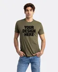 Next Level Apparel Unisex CVC Crewneck T-Shirt Military Green