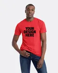 Next Level Apparel Unisex CVC Crewneck T-Shirt RED