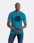 Next Level Apparel Unisex CVC Crewneck T-Shirt Turquoise