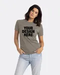 Next Level Apparel Unisex CVC Crewneck T-Shirt Warm Gray