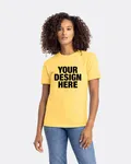 Next Level Apparel Unisex CVC Crewneck T-Shirt Banana Cream