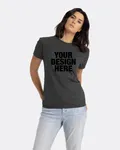Next Level Apparel Unisex CVC Crewneck T-Shirt Charcoal