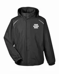 CORE365 Men's Profile Fleece-Lined All-Season Jacket BLACK