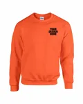 Gildan Adult Heavy Blend Adult 8 oz., 50/50 Fleece Crew Orange