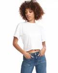 Next Level Apparel Ladies' Ideal Crop T-Shirt WHITE