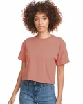 Next Level Apparel Ladies' Ideal Crop T-Shirt Desert Pink