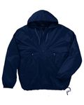 Harriton Adult Packable Nylon Jacket Navy