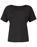 Bella + Canvas Ladies' Slouchy T-Shirt Dark Grey