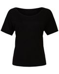 Bella + Canvas Ladies' Slouchy T-Shirt BLACK