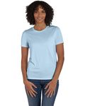 Hanes Ladies' Cool DRI with FreshIQ Performance T-Shirt Light Blue