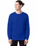 Hanes Men's 5.2 oz. ComfortSoft Cotton Long-Sleeve T-Shirt Deep Royal