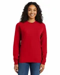 Hanes Men's 5.2 oz. ComfortSoft Cotton Long-Sleeve T-Shirt Athletic Red