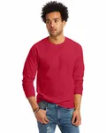 Hanes Unisex 6.1 oz. Tagless Long-Sleeve T-Shirt Deep Red