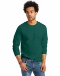 Hanes Unisex 6.1 oz. Tagless Long-Sleeve T-Shirt Deep Forest