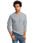 Hanes Unisex 6.1 oz. Tagless Long-Sleeve T-Shirt Light Steel
