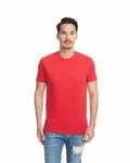 Next Level Apparel Men's Sueded Crew RED