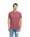Next Level Apparel Men's Sueded Crew Heather Maroon