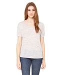 Bella + Canvas Ladies' Slouchy T-Shirt White Marble