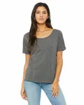 Bella + Canvas Ladies' Slouchy T-Shirt Dp Hthr Speckled
