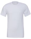 Bella + Canvas Unisex Made In The USA Jersey T-Shirt SILVER