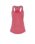 Next Level Apparel Ladies' Gathered Racerback Tank Hot Pink