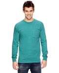 Comfort Colors Adult Heavyweight RSLong-Sleeve Pocket T-Shirt SEAFOAM