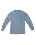 Comfort Colors Adult Heavyweight RSLong-Sleeve Pocket T-Shirt Ice Blue