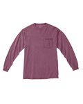 Comfort Colors Adult Heavyweight RSLong-Sleeve Pocket T-Shirt Berry