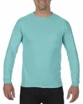 Comfort Colors Adult Heavyweight RSLong-Sleeve Pocket T-Shirt Chalky Mint