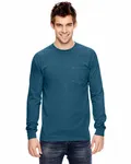 Comfort Colors Adult Heavyweight RSLong-Sleeve Pocket T-Shirt Topaz Blue