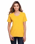 CORE365 Ladies' Fusion ChromaSoft Performance T-Shirt Campus Gold