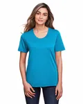 CORE365 Ladies' Fusion ChromaSoft Performance T-Shirt Electric Blue