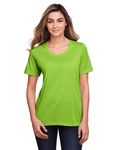 CORE365 Ladies' Fusion ChromaSoft Performance T-Shirt Acid Green