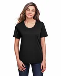 CORE365 Ladies' Fusion ChromaSoft Performance T-Shirt BLACK