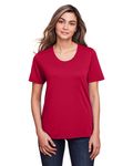 CORE365 Ladies' Fusion ChromaSoft Performance T-Shirt Classic Red