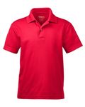 CORE365 Youth Origin Performance Piqu Polo Classic Red
