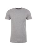 Next Level Apparel Men's Sueded Crew Dk Heather Gray