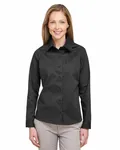 Harriton Ladies' Advantage IL Long-Sleeve Workshirt Dark Charcoal