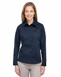 Harriton Ladies' Advantage IL Long-Sleeve Workshirt DARK NAVY