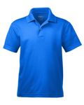 CORE365 Youth Origin Performance Piqu Polo TRUE ROYAL