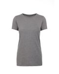 Next Level Apparel Ladies' CVC T-Shirt Dark Hthr Gray